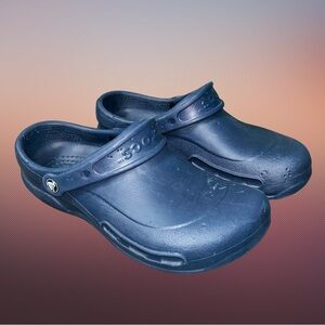 Crocs Bistro Clogs Dark Blue Unisex Shoes Women’s 9; Men’s 7